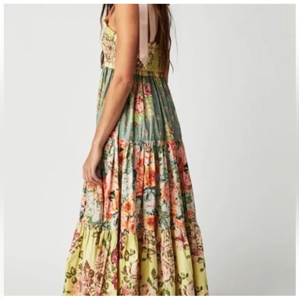 Free people bluebell, floral maxi dress - Picture 3 of 6